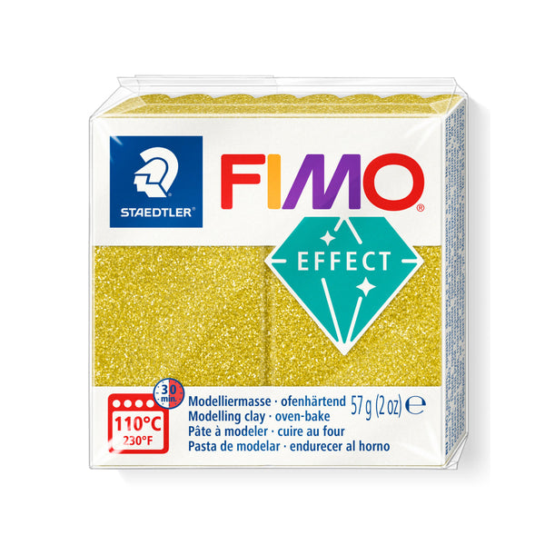 Pasta de Modelar Effect 57g Purpurina Fimo & Fimo Effect Oro Purpurina
