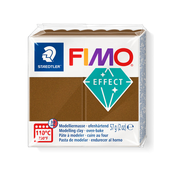 Pasta de Modelar Effect 57g Metálico Fimo & Fimo Effect Bronce Antiguo Metálico