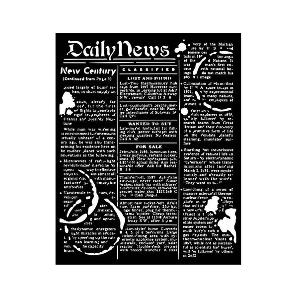 Stencil Grueso Coffee & Chocolate Daily News