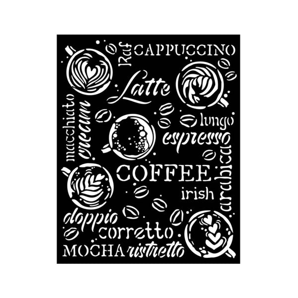 Stencil Grueso Coffee & Chocolate Cappuccino