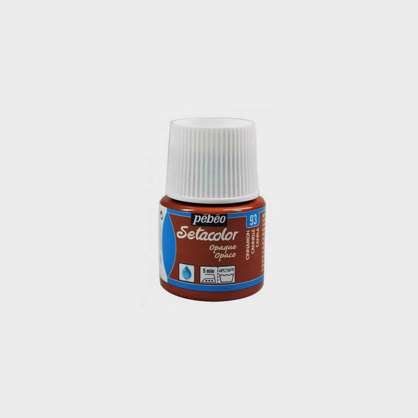 Pintura Tela Setacolor Opaco 45ml Pebeo & 93 CANELA