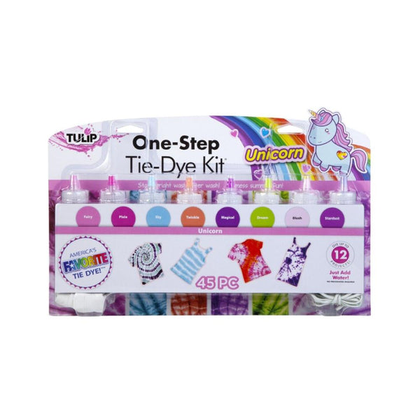 Set Pintura Tela Tie Dye 8 Colores Unicorn Tulip