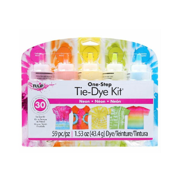 Set Pintura Tela Tie Dye en 5 Colores Neon Tulip