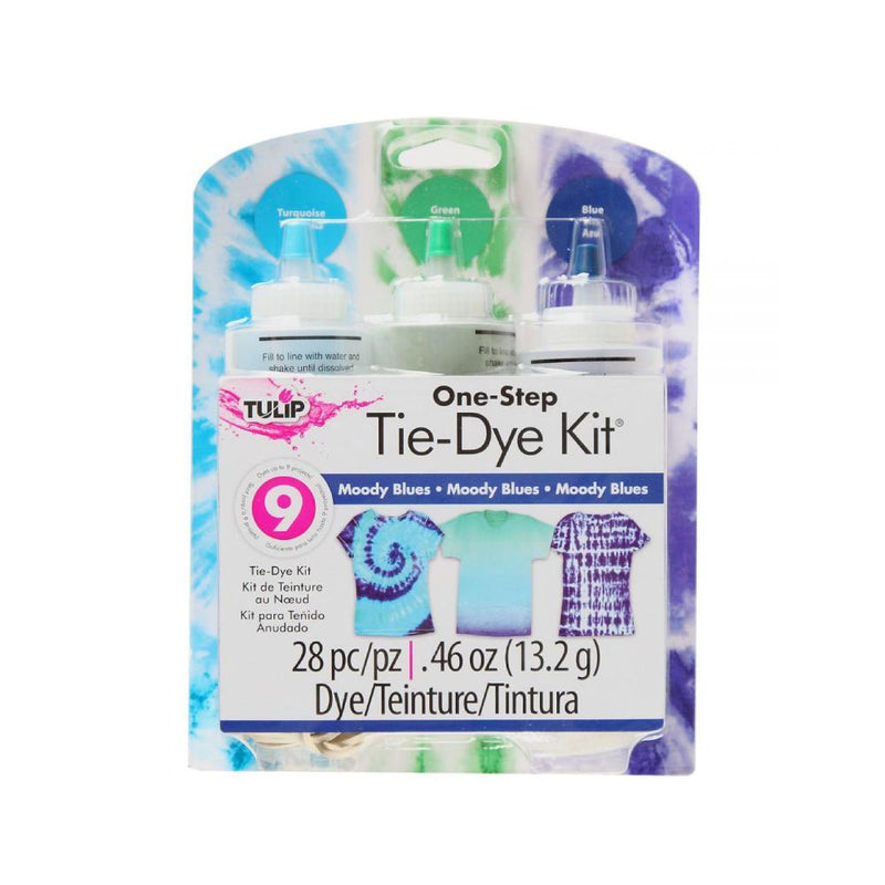 Set Tie Dye 3 Tinte Moody Blues Tela Tulip