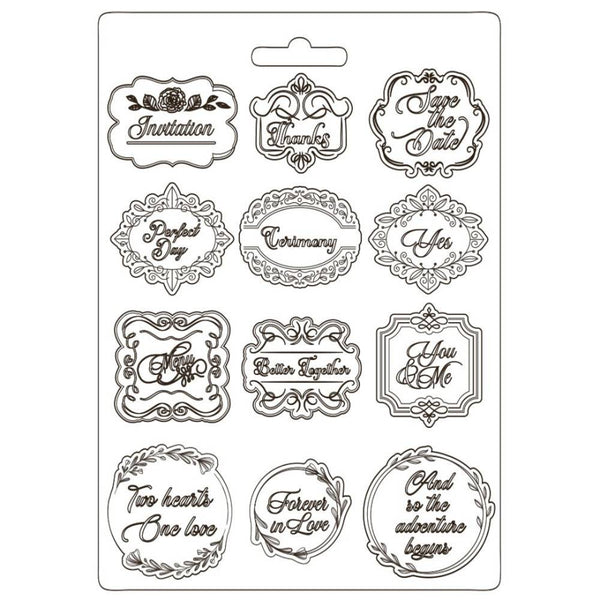 Molde Flexible A4 You And Me Platos