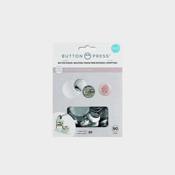 Set 30 Chapas Repuesto Pequeñas Button Press We R Makers