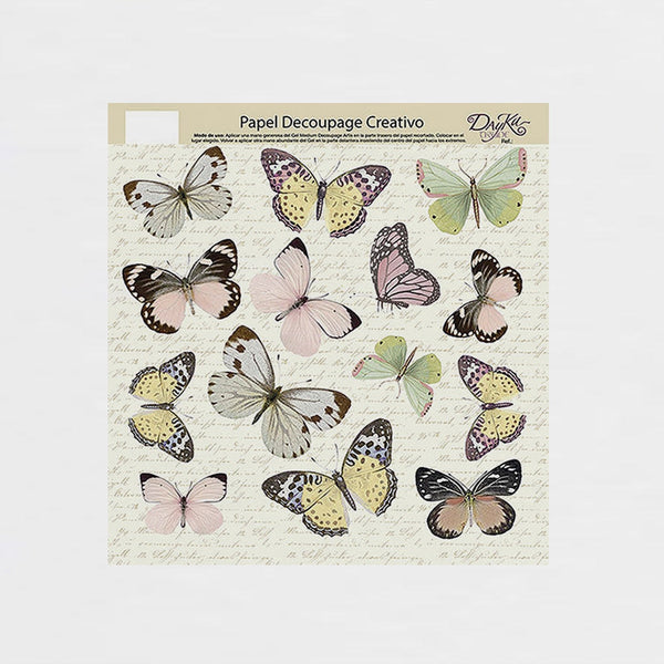 Papeles Decoupage Mariposas - 0813426