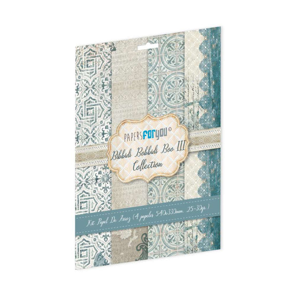 Set 4 Papeles Arroz 54x33 Bibbidi Bobbidi Boo Fondos Papers For You