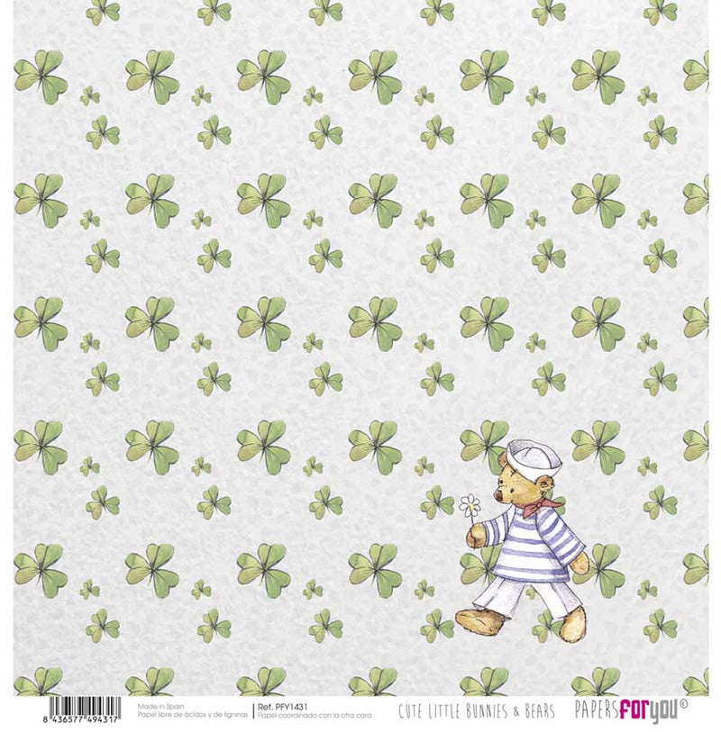 Set Papeles Scrap 30x30 Bunnies Papers For You (22)