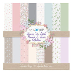 Set 12 Papeles Scrap Cute Little Bunnies 30x30 Papers For You