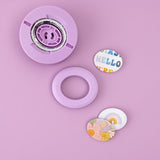 18 Insert Button Press Small Oval 4,5cm We R Makers (3)