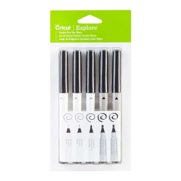 Set 5 Bolígrafos Negros Cricut (1)