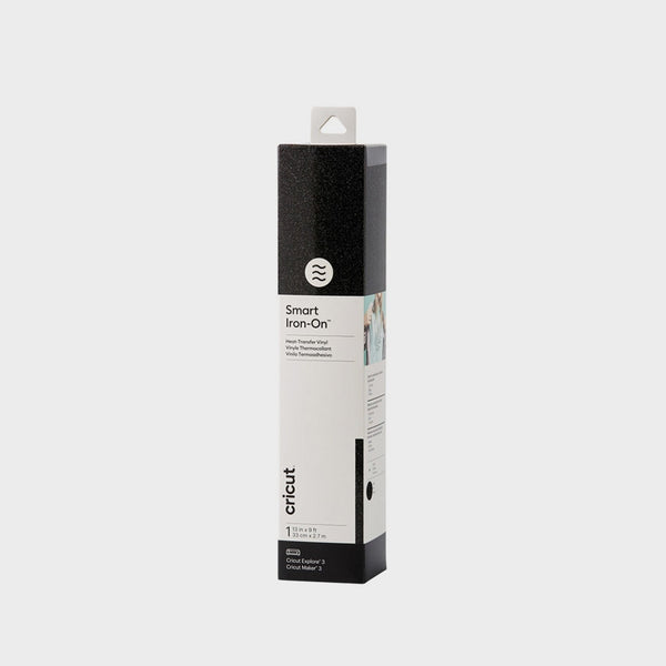 Cricut Vinilo Smart Iron on Glitter 33x273cm & Glitter Black