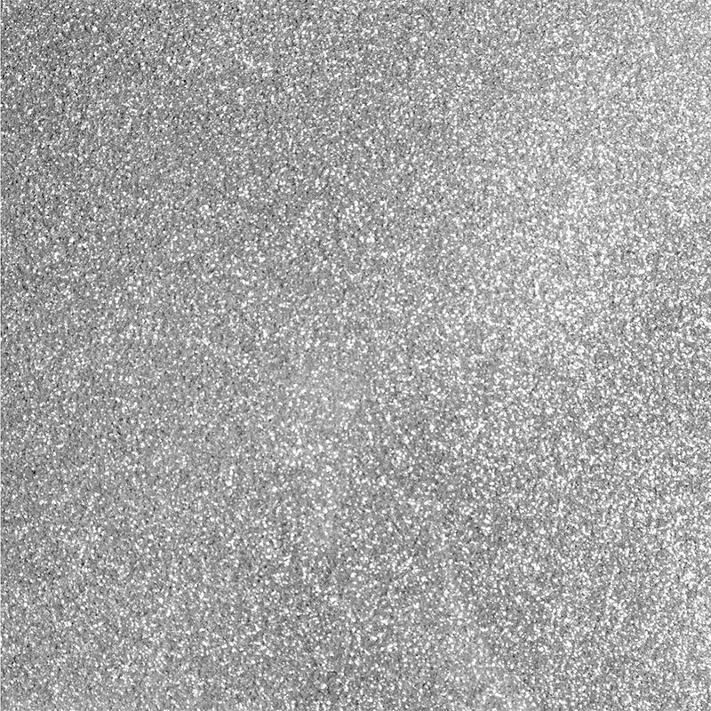 Vinilo Textil Glitter Iron on 30x48 Plata Cricut (1)