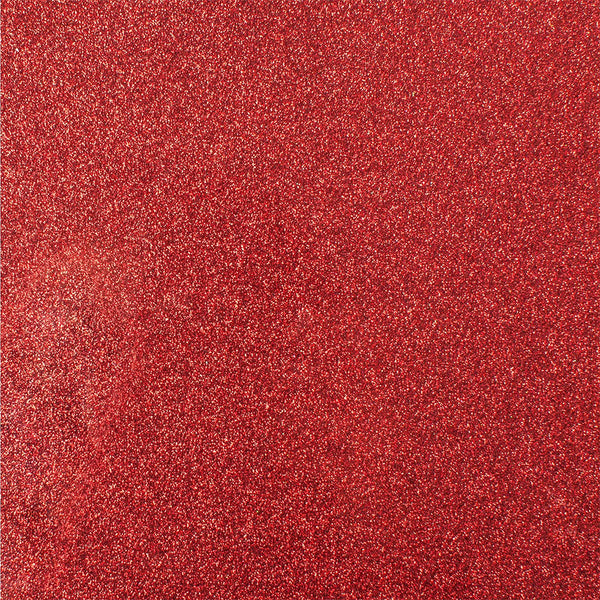 Vinilo Textil Glitter Iron on 30,5x48 Rojo Cricut (1)