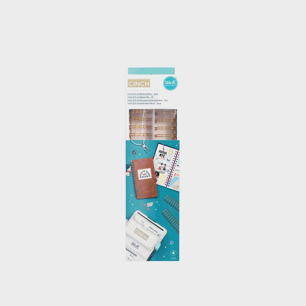 Set 4 Espirales Oro para Cinch We R Makers (1)
