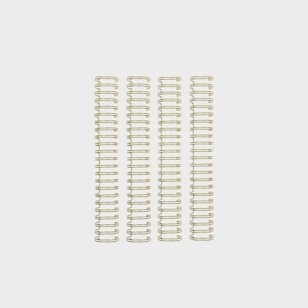 Set 4 Espirales Oro para Cinch We R Makers