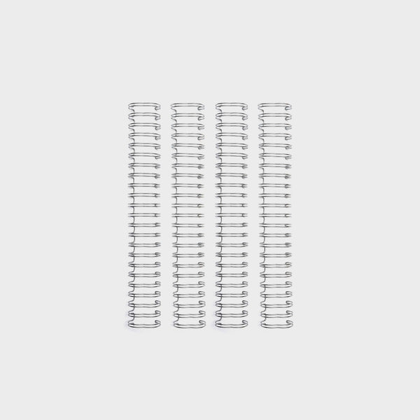 Set 4 Espirales Plata para Cinch We R Makers