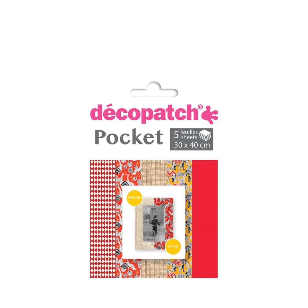Set 5 Papeles Pocket Collection 27 30x40 Decopatch – Milbby.com