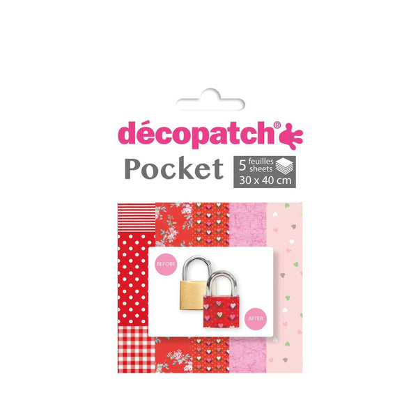 Set 5 Papeles Pocket Collection 28 30x40 Decopatch