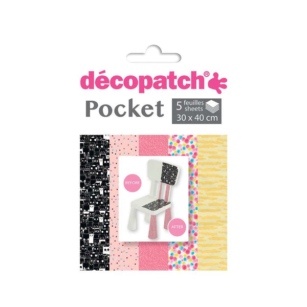 Set 5 Papeles Pocket Collection 29 30x40 Decopatch