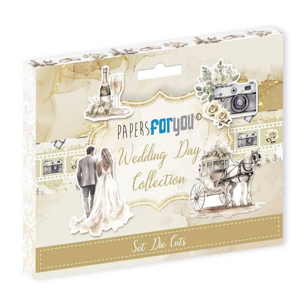 Set 17 Die Cuts Wedding Day Papers For You
