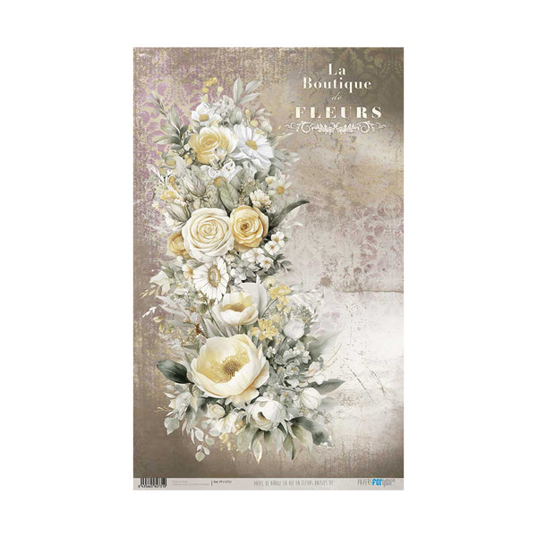Papel Arroz 54x33 30g La Vie En Fleurs Daisies IV