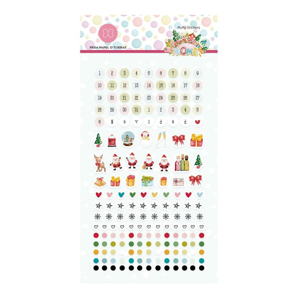 Set 174 Stickers Puffy Colección Home