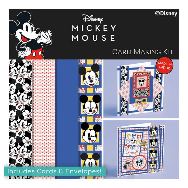 Kit Tarjetas 15x15 Disney Mickey Mouse Craftlines