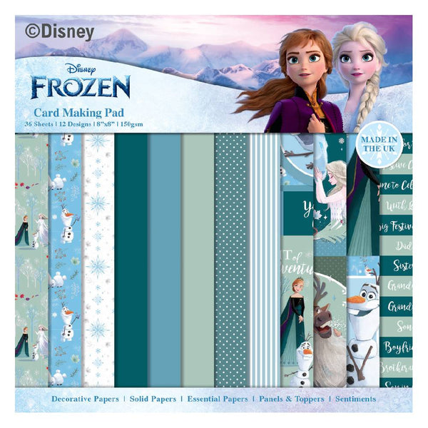 Set 36 Papeles Scrap 20x20 Frozen Disney