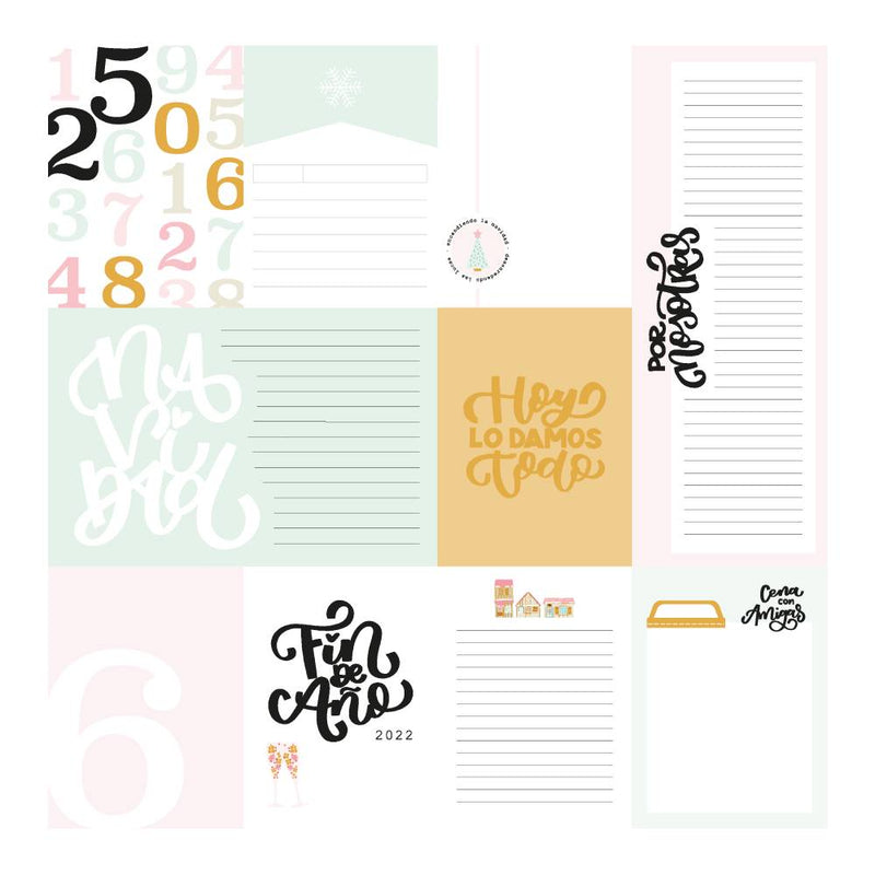 Set Recortables Y Papeles Basicos 6hj Navidad Mujercitas 30x30 The Mint Feather (7)