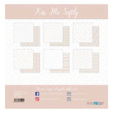 Set 12 Papeles Scrap 30x30cm Kiss Me Softly Papers For You (13)