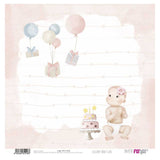 Set 12 Papeles Scrap 30x30cm Lullaby Baby Girl Papers For You (16)