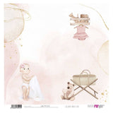 Set 12 Papeles Scrap 30x30cm Lullaby Baby Girl Papers For You (7)