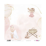 Set 24 Papeles Scrap 20x20cm Lullaby Baby Girl Papers For You (7)