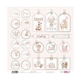 Set 24 Papeles Scrap 20x20cm Lullaby Baby Girl Papers For You (23)