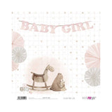 Set 24 Papeles Scrap 20x20cm Lullaby Baby Girl Papers For You (19)