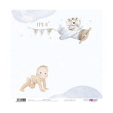 Set 24 Papeles Scrap 20x20cm Lullaby Baby Boy Papers For You (12)