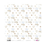 Set 24 Papeles Scrap 20x20cm Lullaby Baby Boy Papers For You (13)