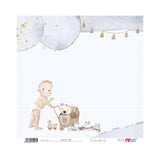 Set 24 Papeles Scrap 20x20cm Lullaby Baby Boy Papers For You (16)