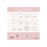 Set 24 Papeles Scrap 15x15cm Lullaby Baby Girl Papers For You (25)