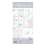 Set 10 Papeles Scrap 15x30cm Lullaby Baby Boy Papers For You (11)