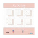 Set 12 Papeles Scrap 20x20cm Kiss Me Softly Papers For You (13)