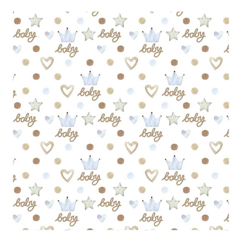 Set 4 Rollos Leather Paper Lullaby Baby Boy Papers For You (3)