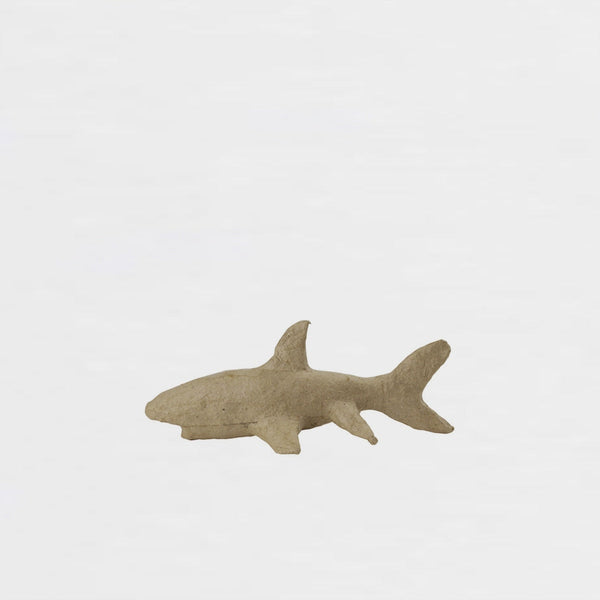 Tiburón Pequeño de Cartón Decopatch