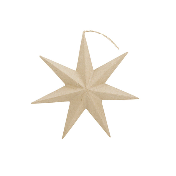 Estrella Pequeña 7 Puntas Cartón Décopatch