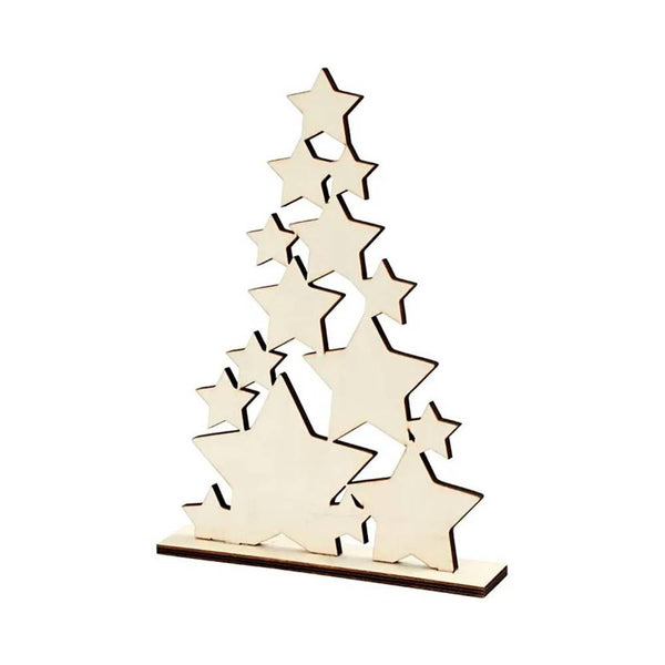 Figura Decorativa Árbol Navidad Estrellas (1)