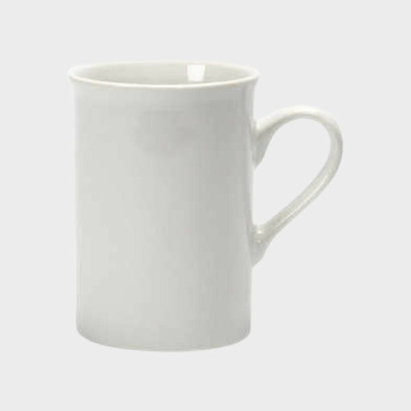 Taza de Porcelana para Decorar Blanca 10x6,9x7,4 cm