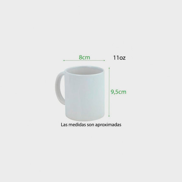 Taza Cerámica Blanca Sublimación (1)