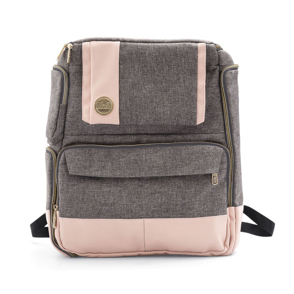 Mochila Crafter´s Backpack We R Makers Rosa y Gris